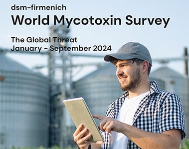 Download the dsm-firmenich World Mycotoxin Survey January to September 2024